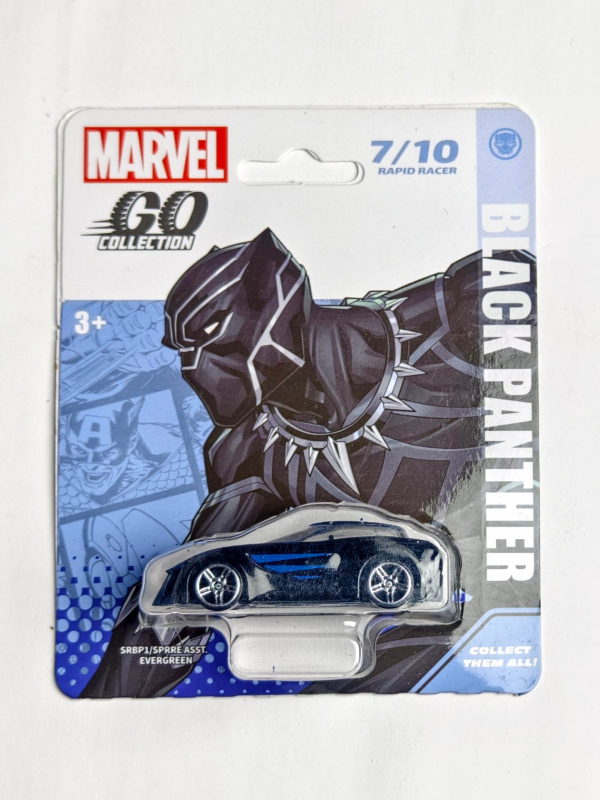Black Panther Rapid Racer 07/10 Marvel Go