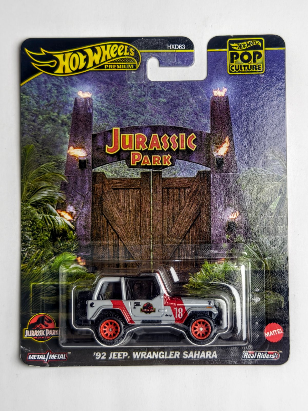 '92 Jeep Wrangler Sahara Jurassic Park Pop Culture Set
