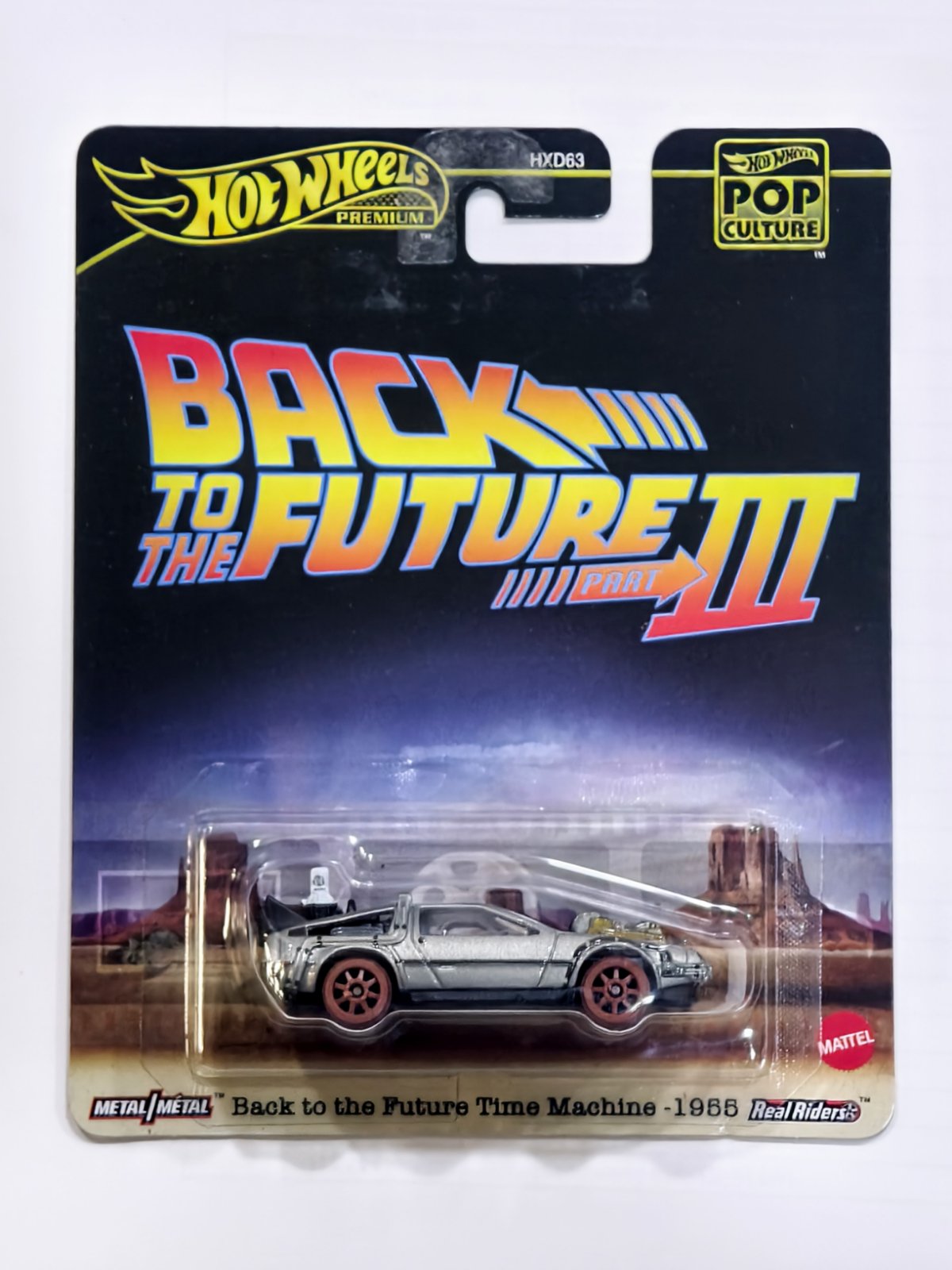 Back to The Future III Time Machine 1955 DeLorean Hot Wheels Pop Culture