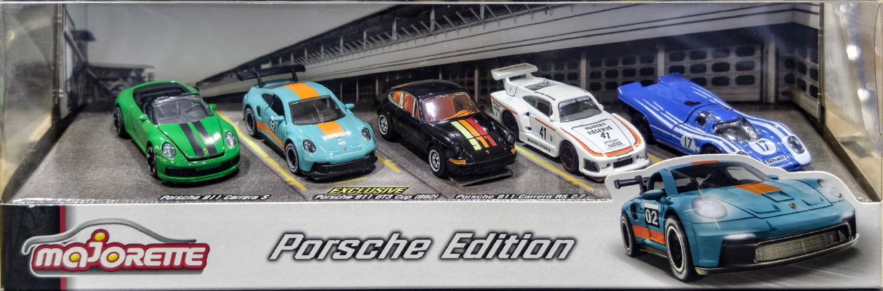 Porsche Edition 5 Pack Type 2 Majorette