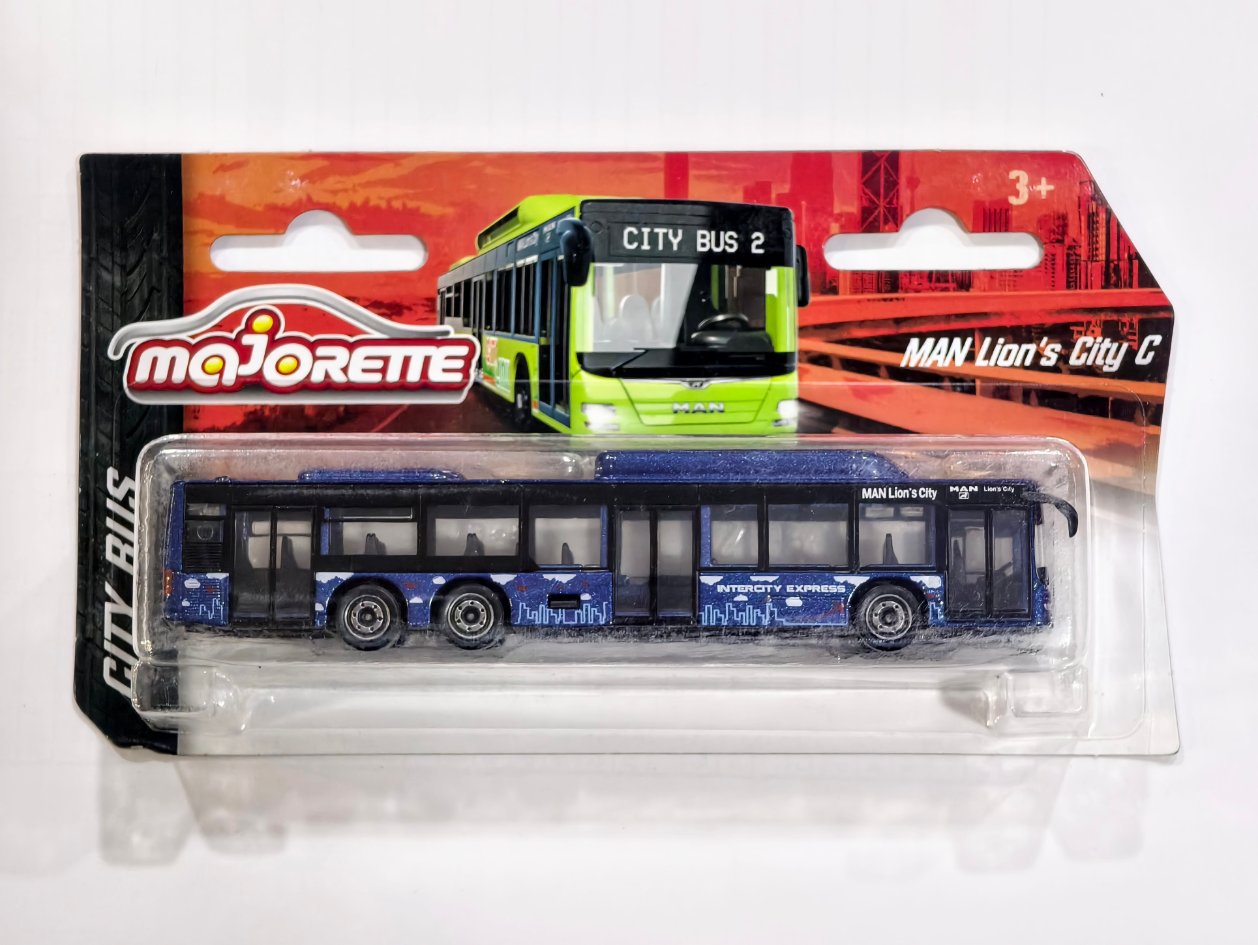 MAN Lion's City C Bus Blue Transporter