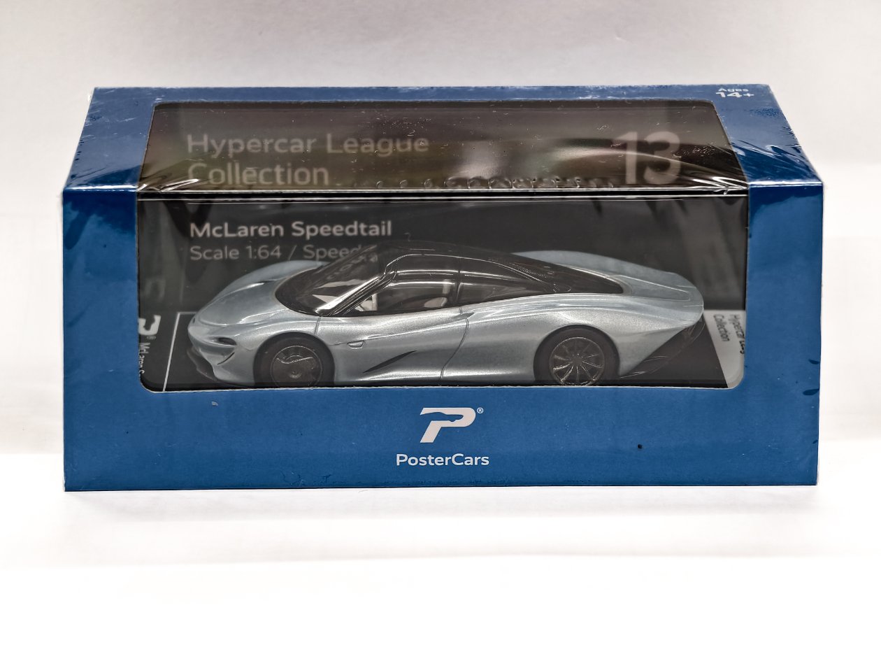 McLaren Speedtail (Speedtail Silver) 1:64