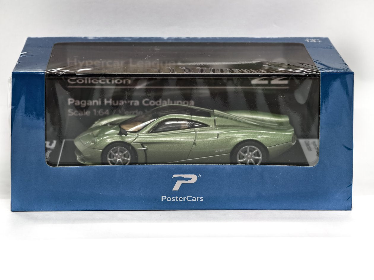 Pagani Huayra Codalunga (Verde Venezia - Silver Green) 1:64