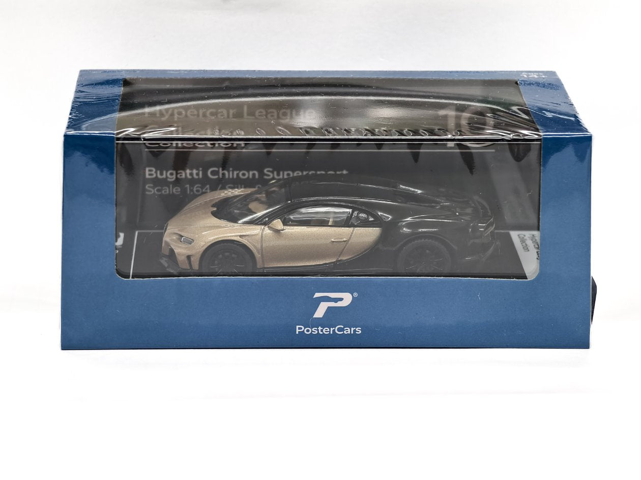 Bugatti Chiron Supersport (Silk & Nocturne Black) 1:64