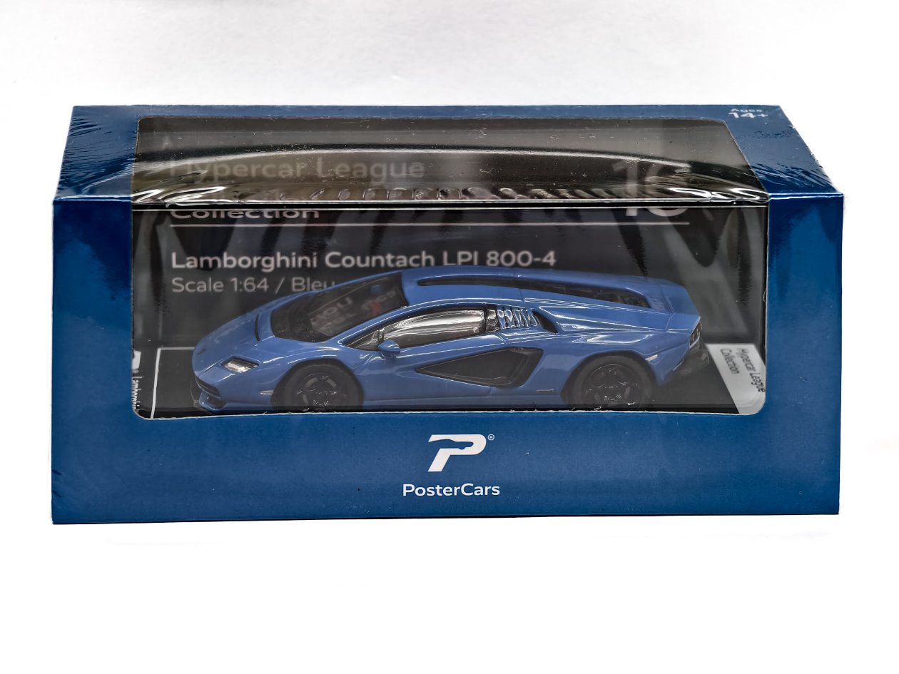 Lamborghini Countach LPI 800-4 (Blue) 1:64