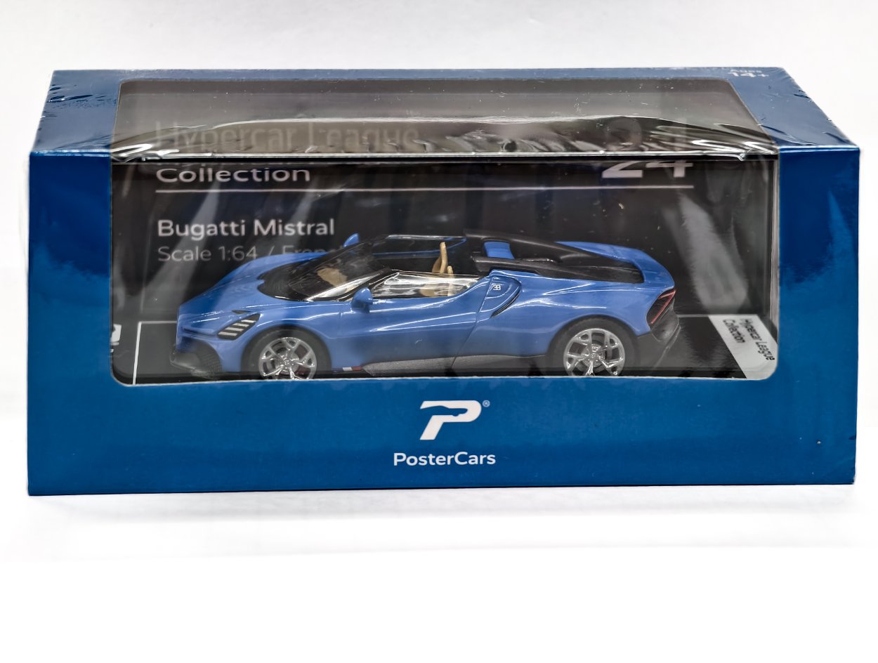 Bugatti Mistral (French Racing Blue) 1:64