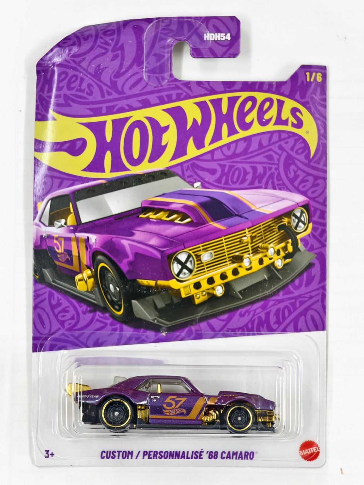 Custom '68 Camaro 57th Anniversary Hot Wheels