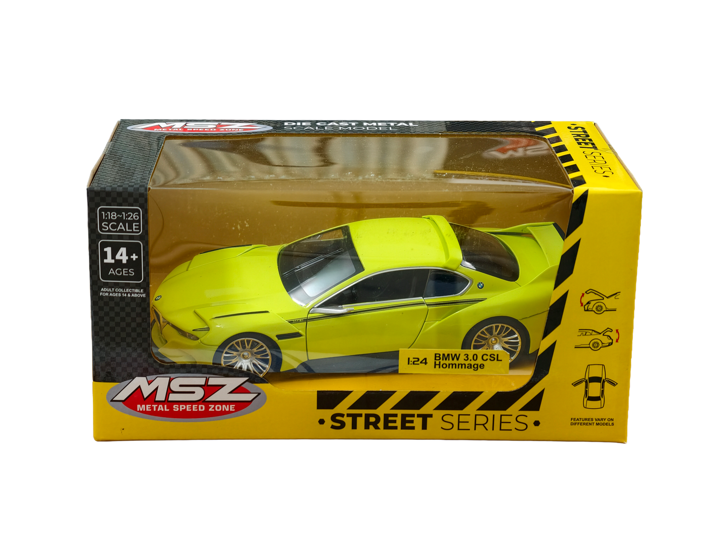 BMW 3.0 CSL Green 1:24 MSZ