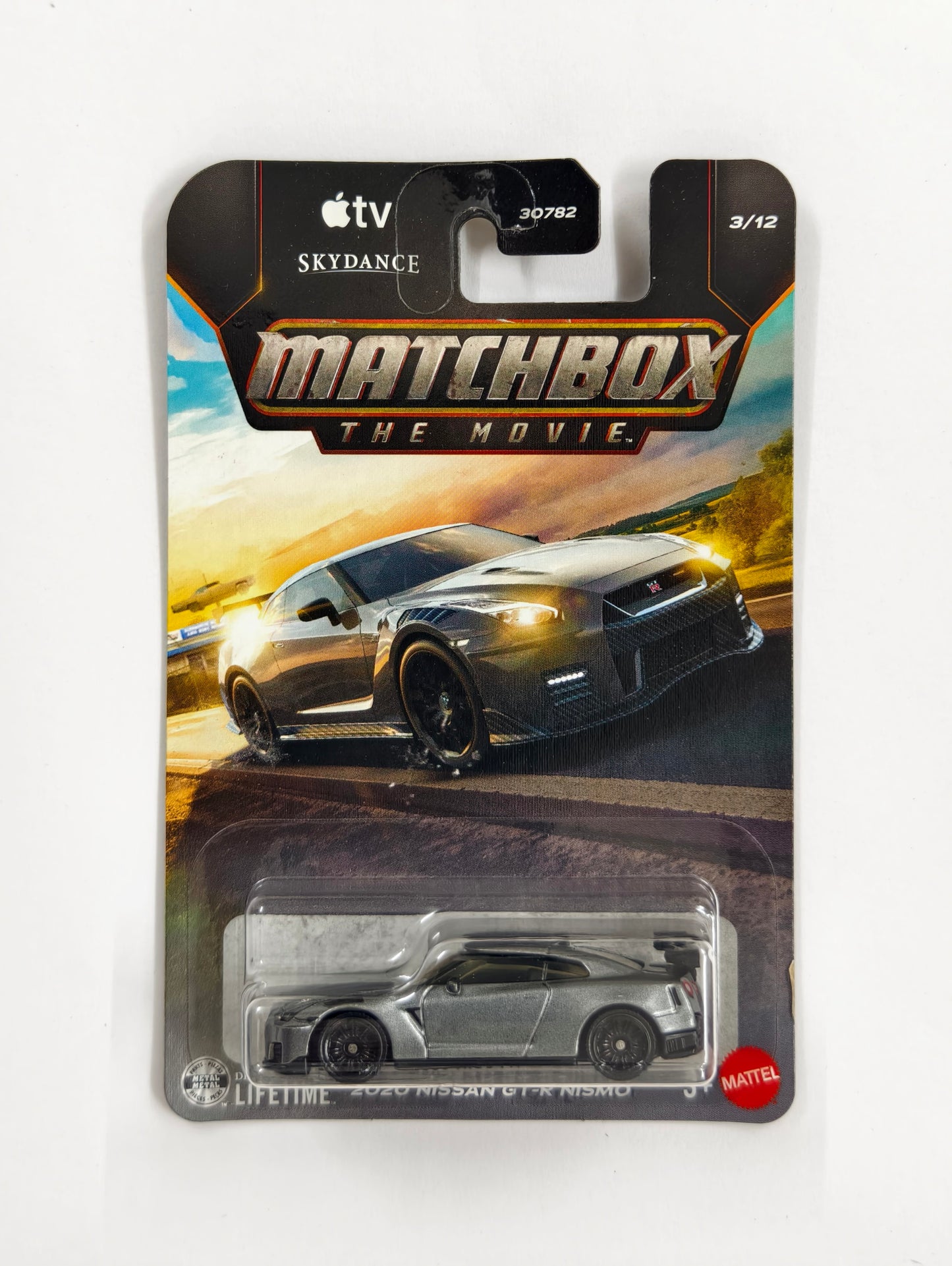 2020 Nissan GT-R Nismo Metallic Grey Matchbox The Movie
