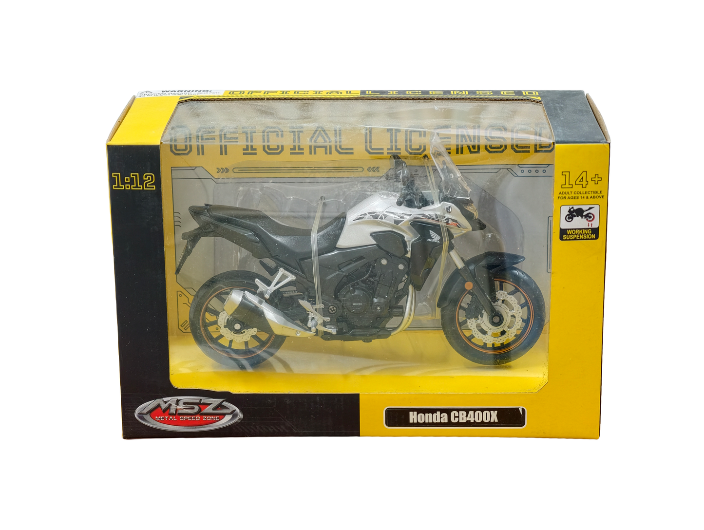 Honda CB400X Silver 1:12 MSZ