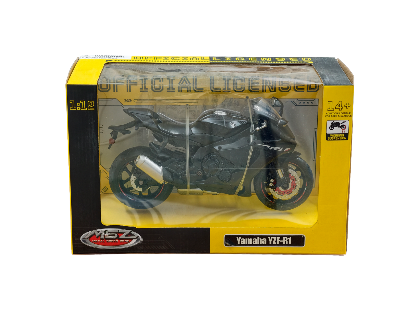 Yamaha YZF-R1 Black 1:12 MSZ