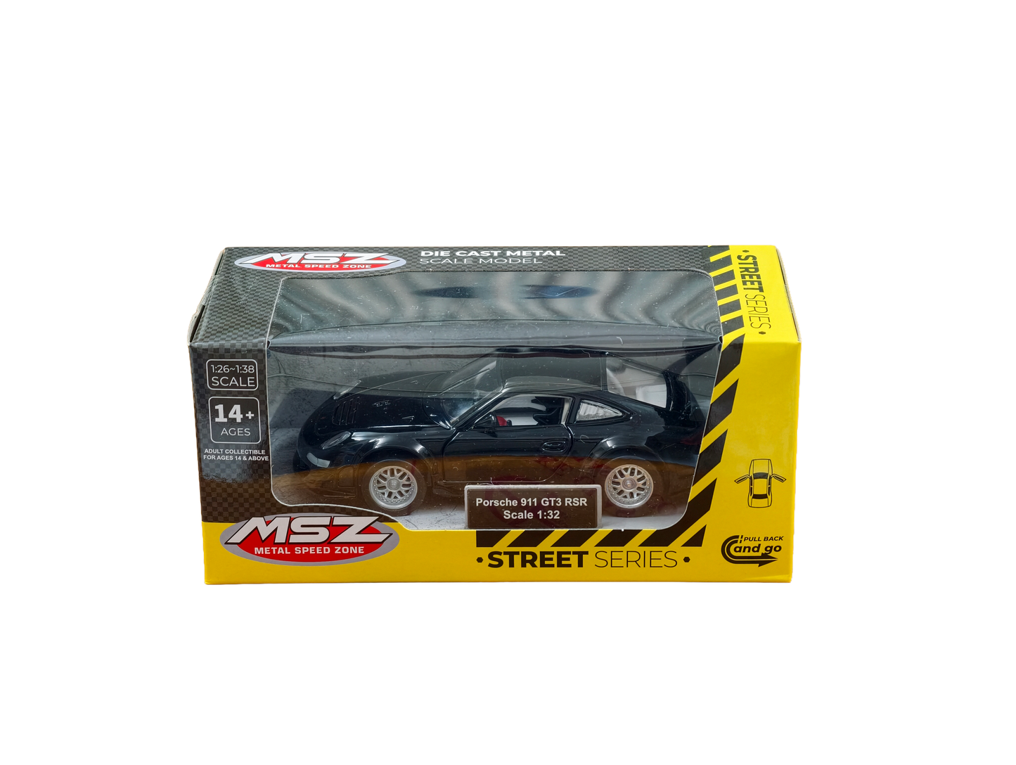 Porsche 911 GT3 RSR Black 1:32 MSZ