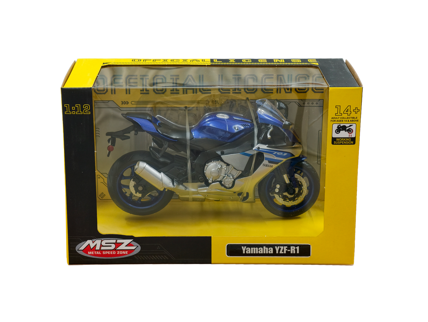 Yamaha YZF-R1 Blue 1:12 MDZ