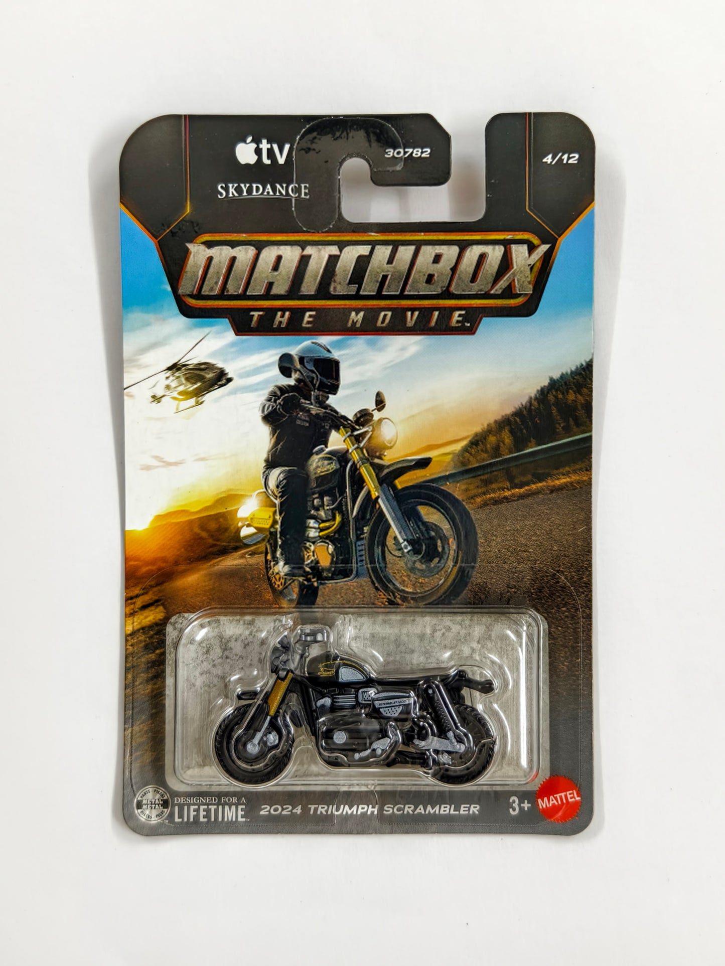 2024 Triumph Scrambler Black Matchbox The Movie