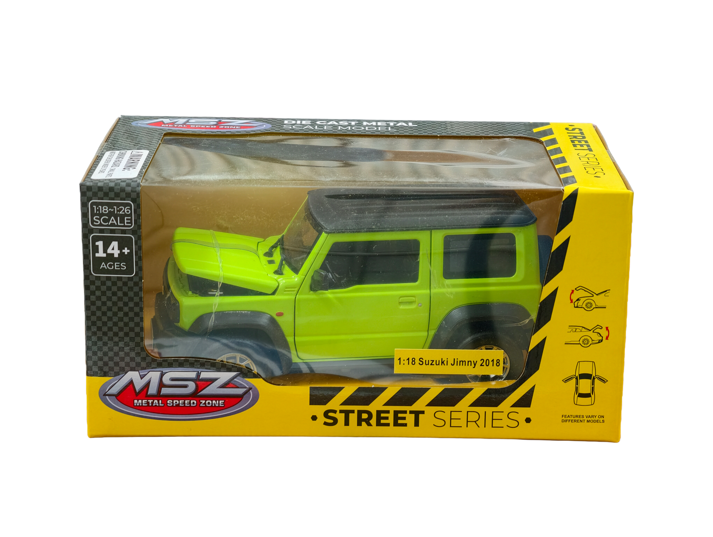 Suzuki Jimny 2018 Green 1:18 MSZ