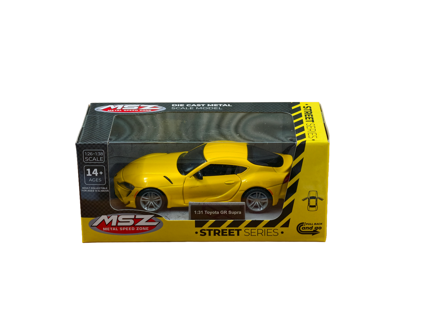 Toyota GR Supra Yellow 1:31 MSZ