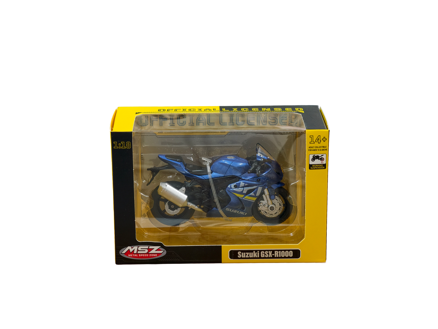 Suzuki GSX-R1000 Blue 1:18 MSZ