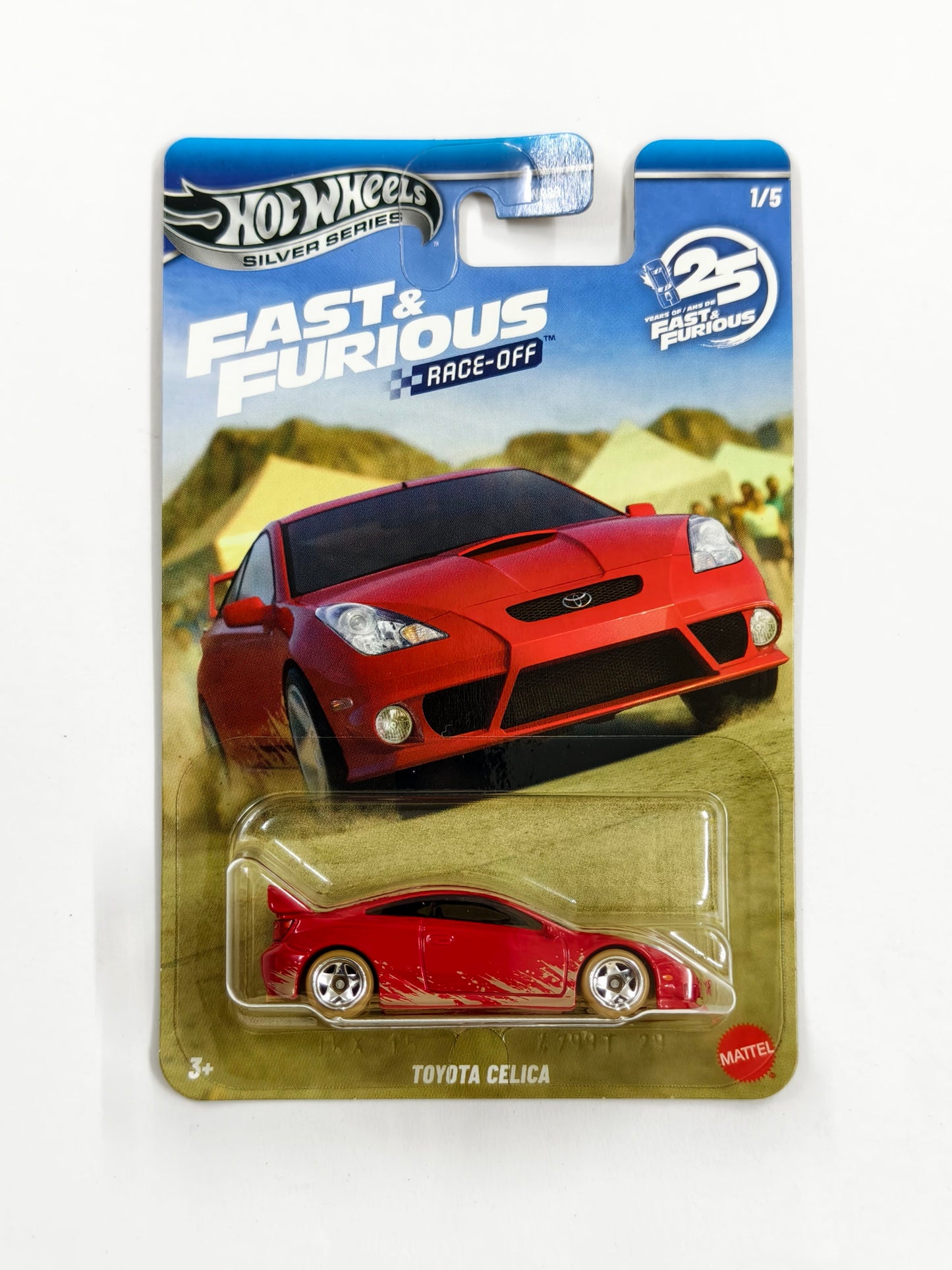 Toyota Celica Red Fast & Furious Race Off Silver Series