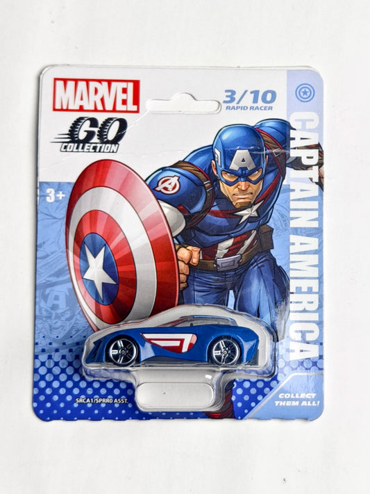 Captain America Rapid Racer 03/10 Marvel Go