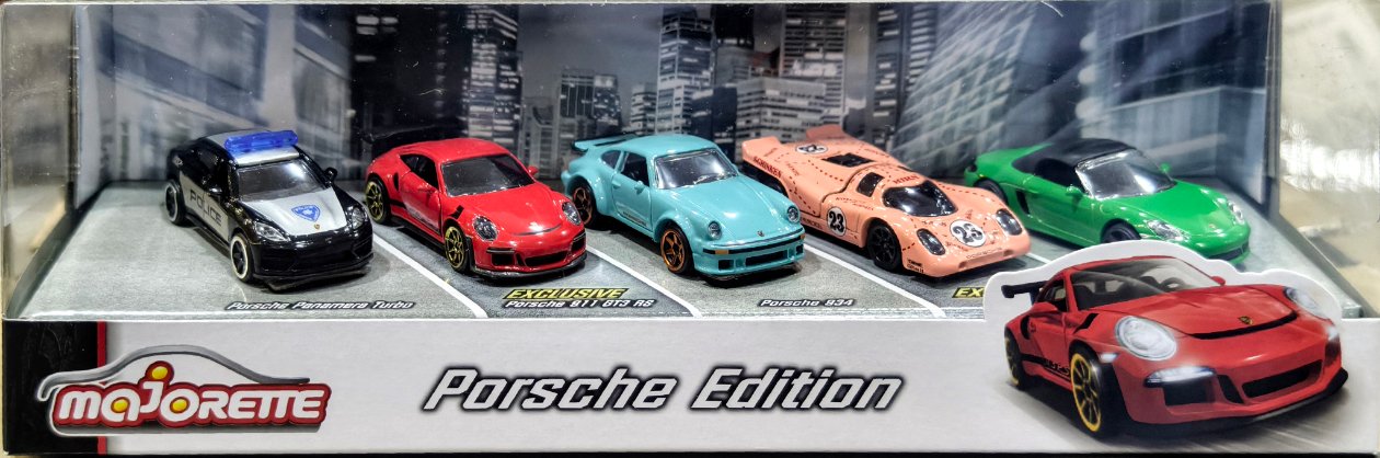 Porsche Edition 5 Pack Type 1 Majorette