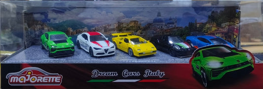 Dream Cars Italy 5 Pack Majorette