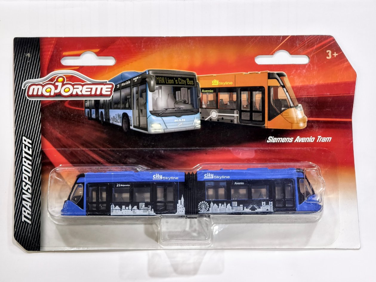 Siemens Avenio Tram Blue Transporter