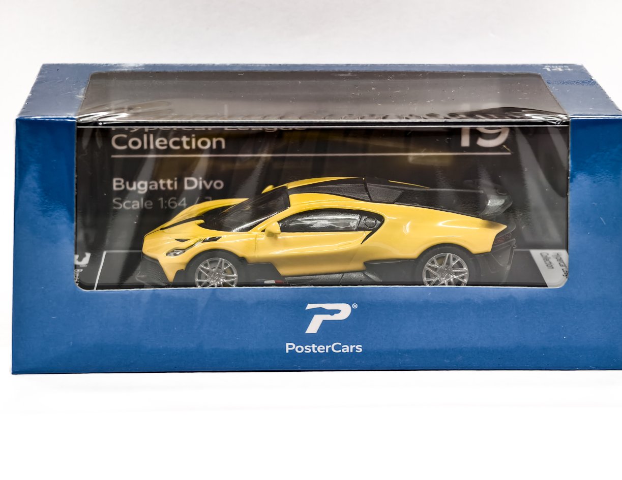 Bugatti Divo (Jaune Soufre - Yellow) 1:64