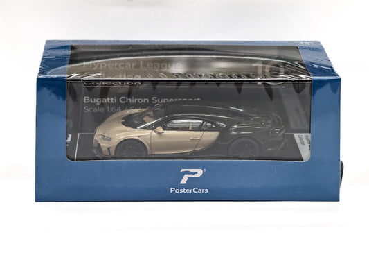 Bugatti Chiron Supersport (Silk & Nocturne Black) 1:64