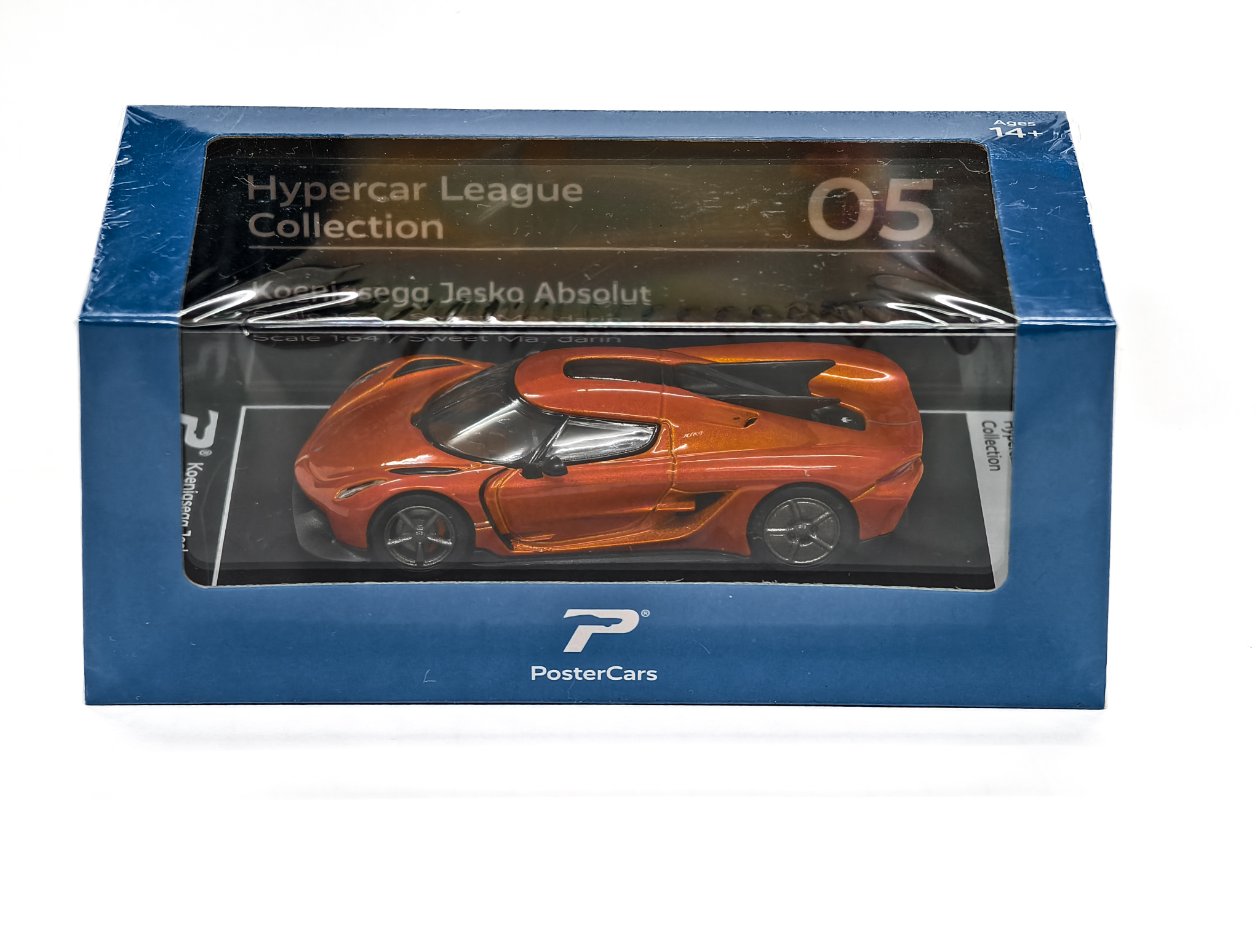 Koenigsegg Jesko Absolut (Sweet Mandarin) 1:64