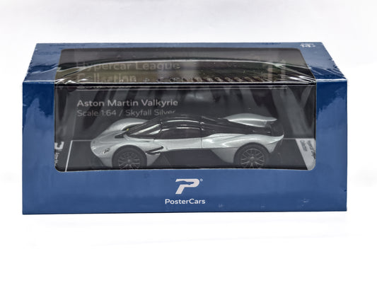 Aston Martin Valkyrie (Skyfall Silver) 1:64