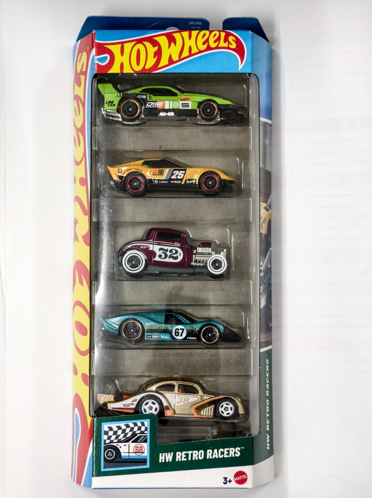 Retro Racers 5 Pack Hot Wheels