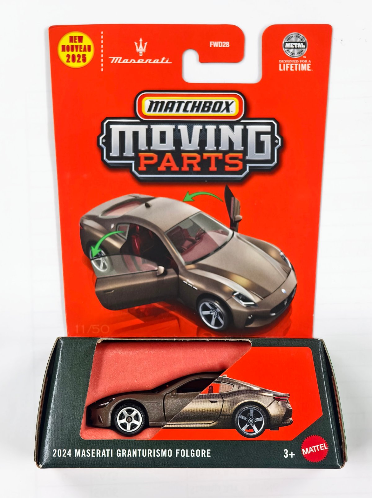 2024 Maserati Granturismo Folgore Matchbox Moving Parts