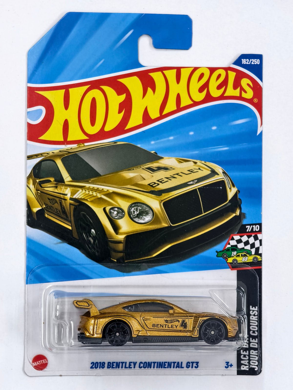 2017 Bentley Continental GT3 Metallic Gold