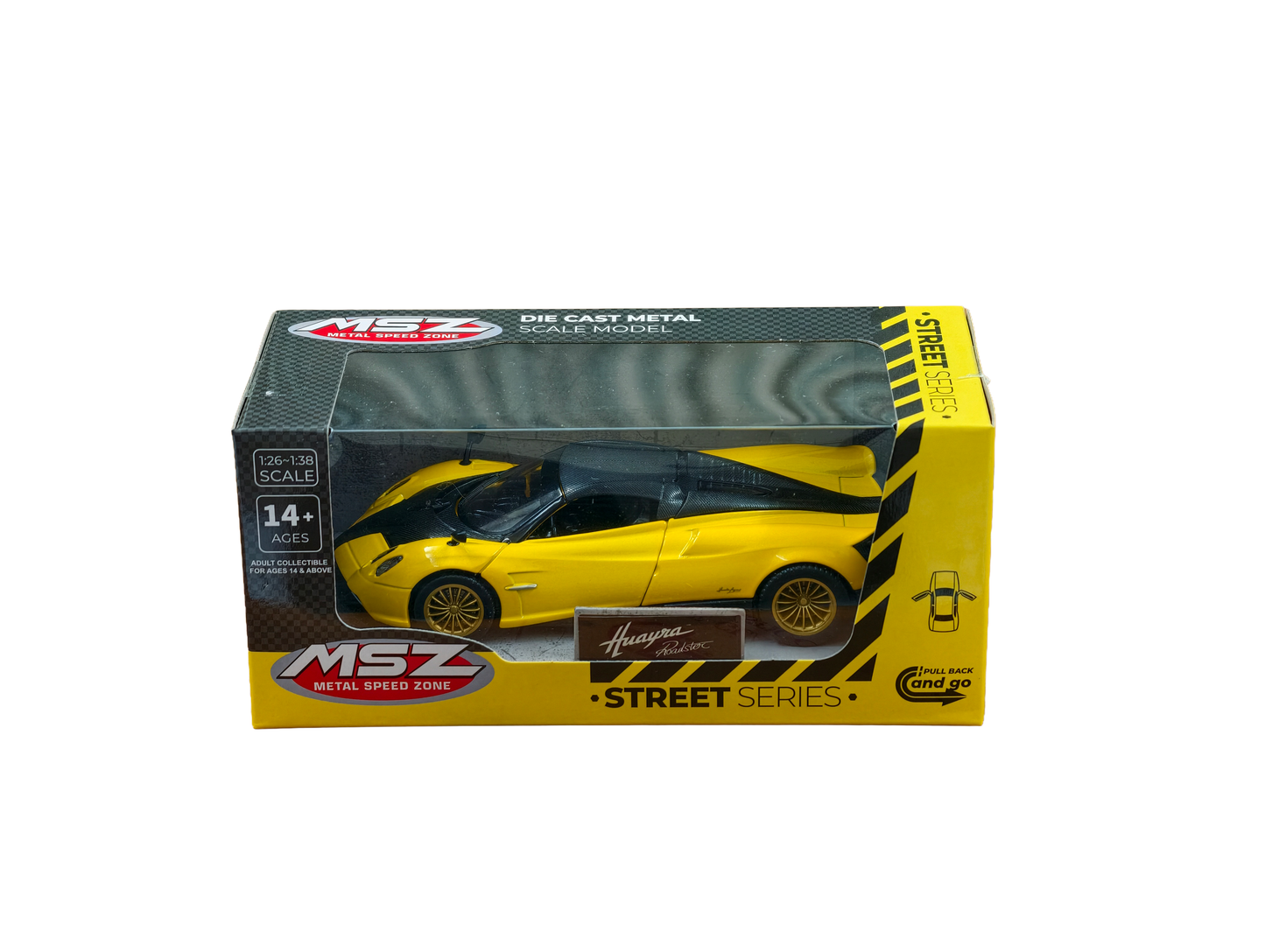 Pagani Huayra Roadster Yellow 1:32 MSZ