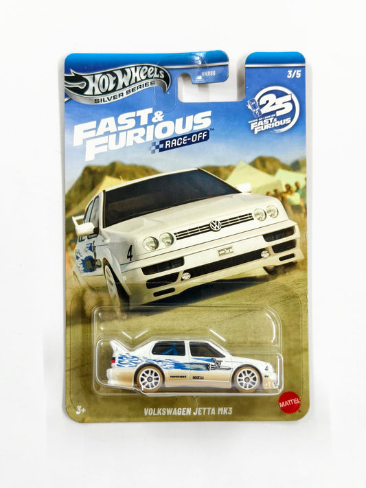 Volkswagen Jetta MK3 White Fast & Furious Race Off Silver Series