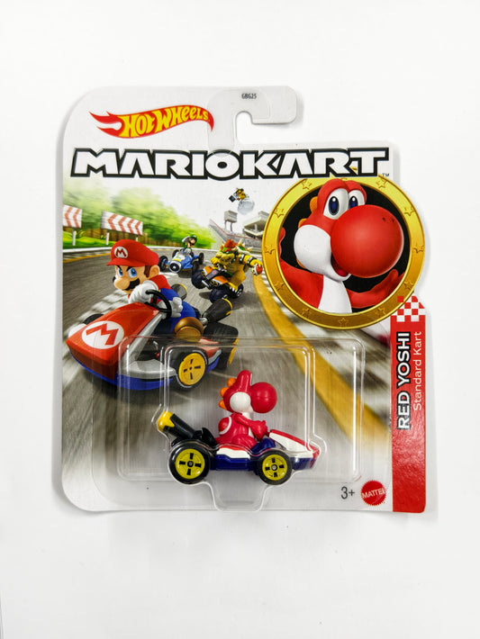 Red Yoshi - Mariokart Hot Wheels