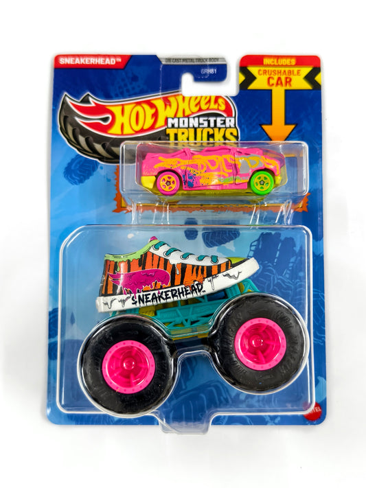 Sneakerhead with Crushable Car Monster Trucks