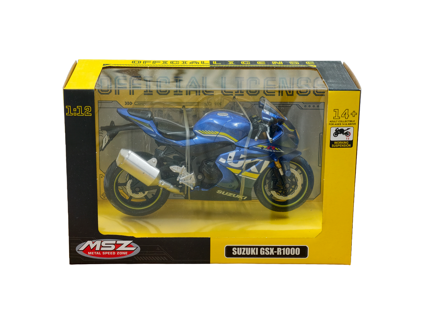 Suzuki GSX-R1000 Blue 1:12 MSZ