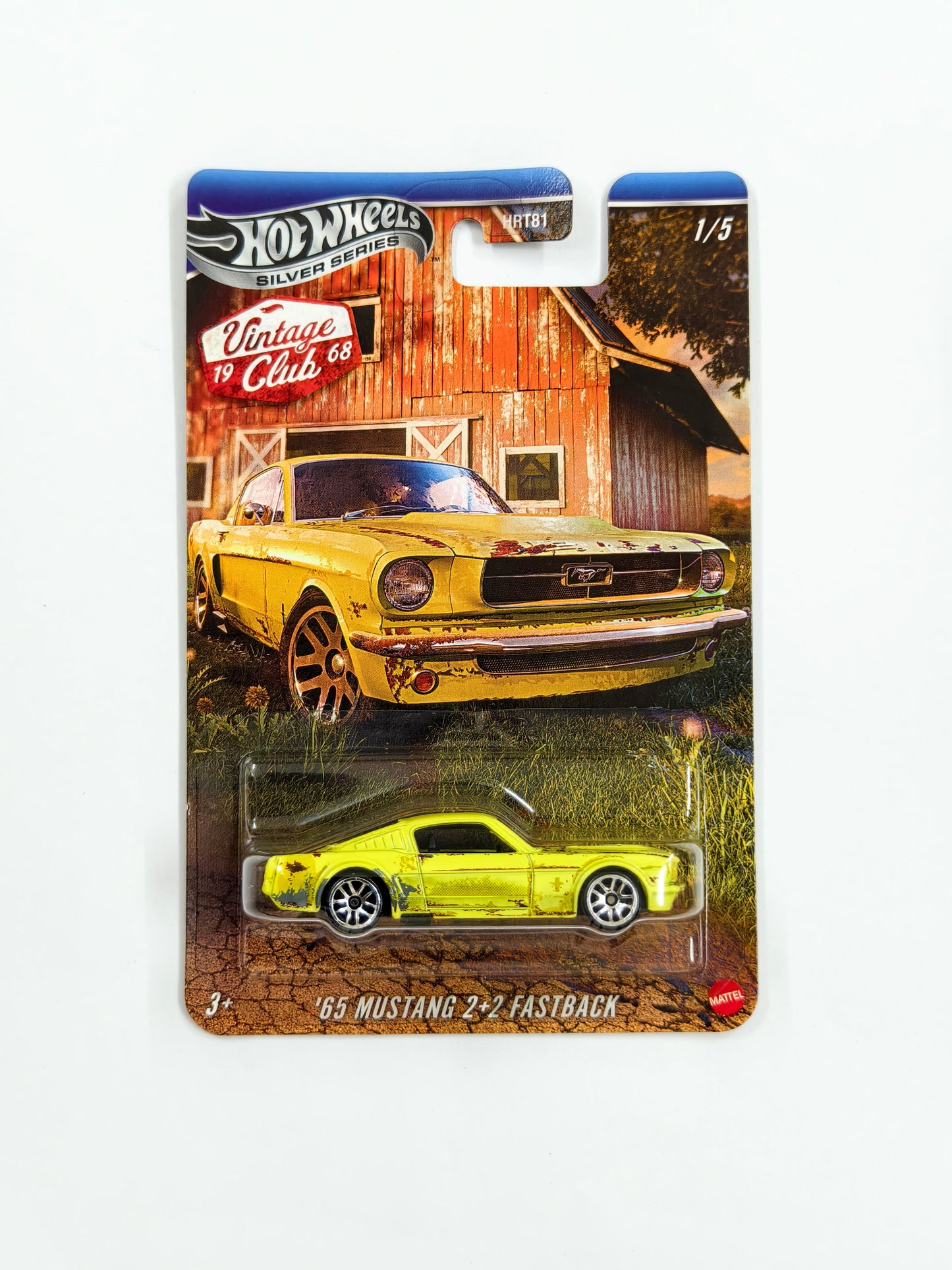 65 Mustang 2+2 Fastback Yellow Silver Series Vintage Club
