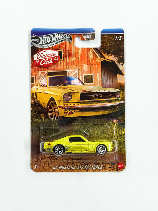 65 Mustang 2+2 Fastback Yellow Silver Series Vintage Club