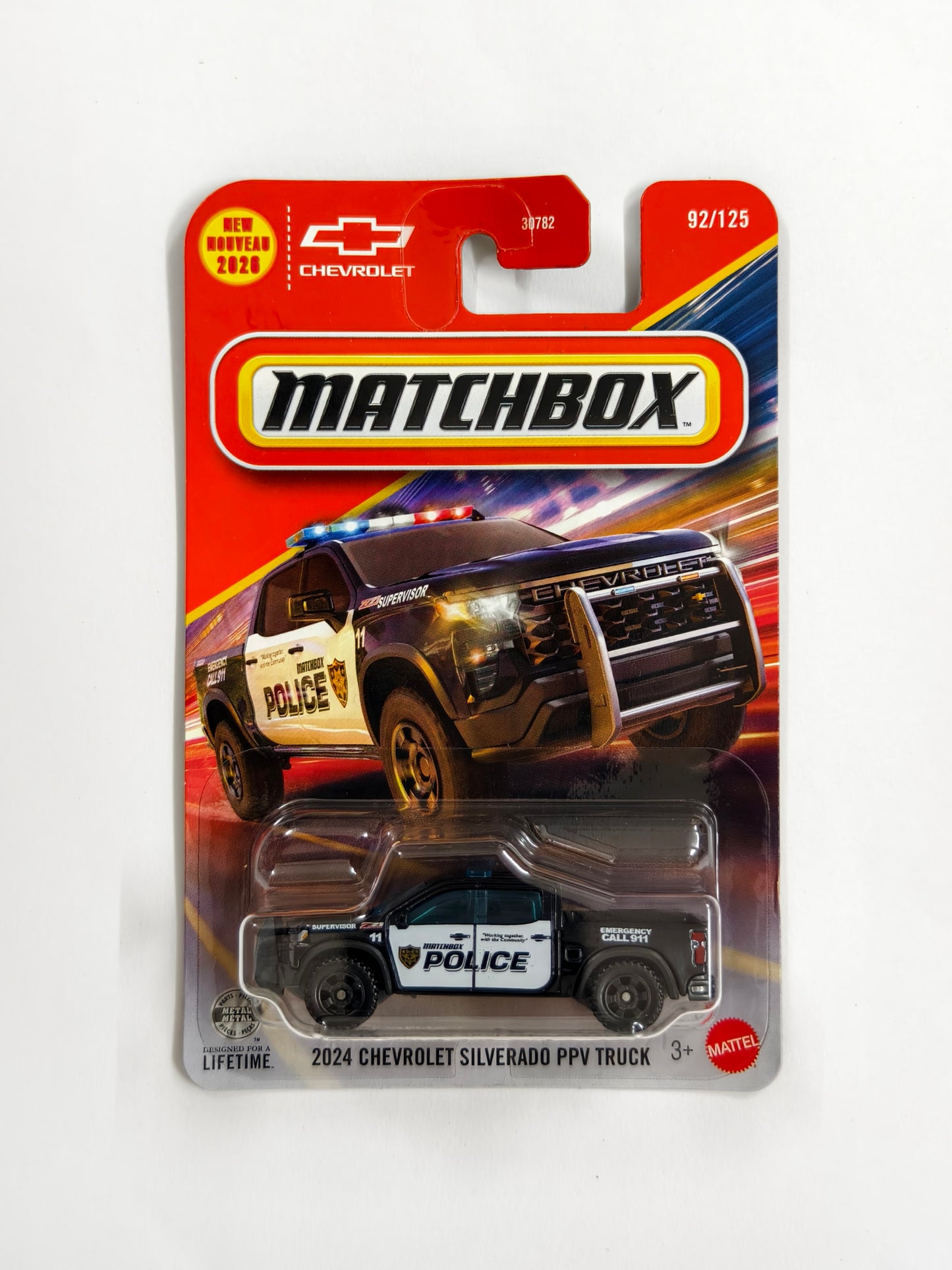 2024 Chevrolet Silverado PPV Truck Black Police
