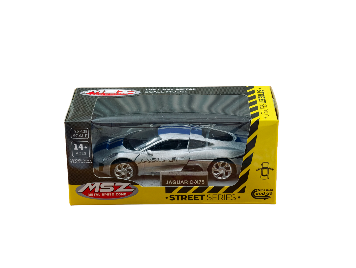Jaguar C-X75 Silver 1:32 MSZ