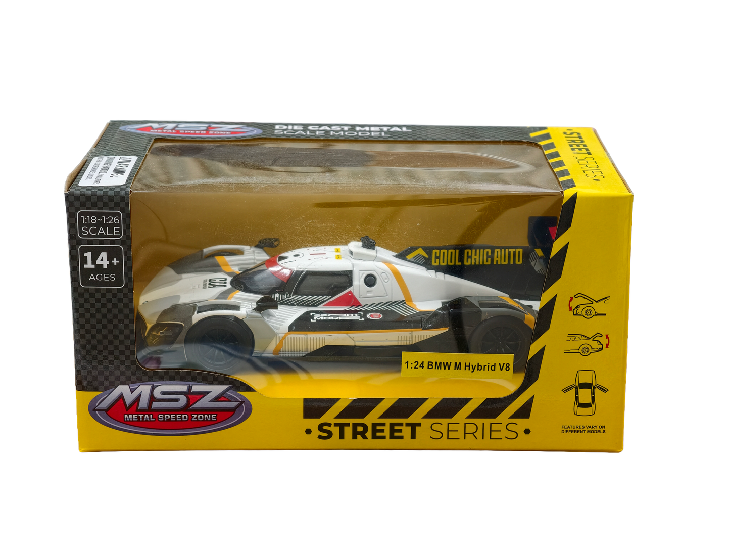 BMW M Hybrid V8 White 1:24 MSZ