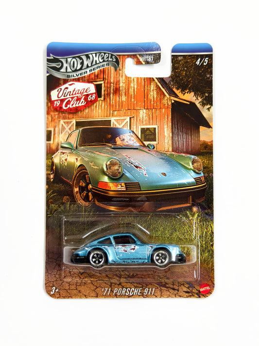 71 Porsche 911 Metallic Blue Silver Series Vintage Club