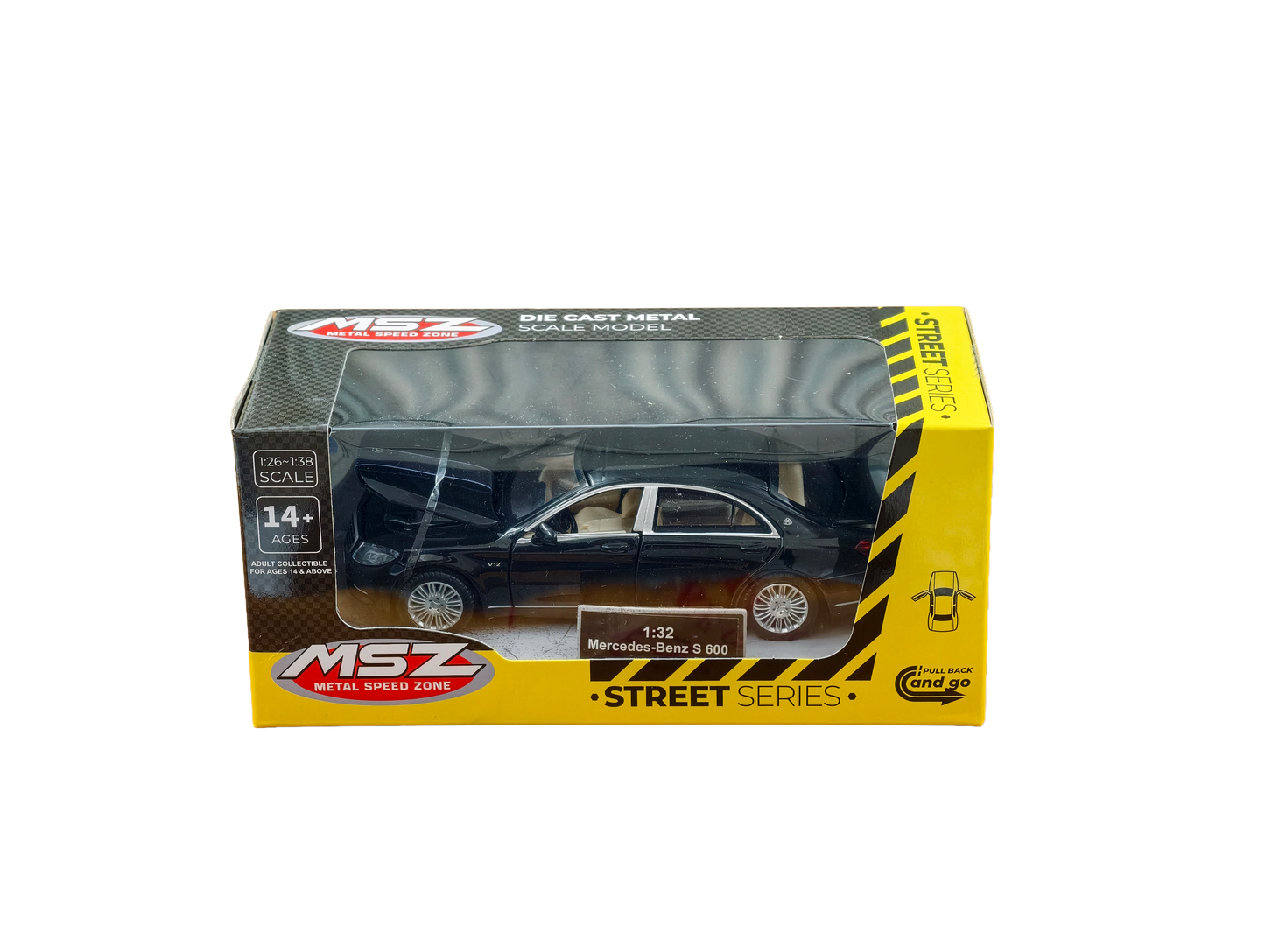 Mercedes-Benz S 600 Black 1:32 MSZ