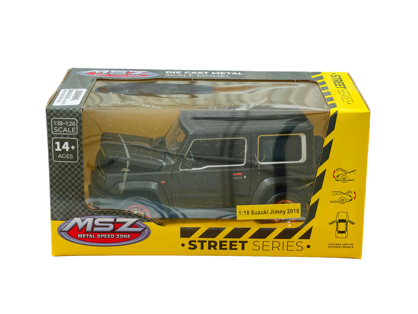 Suzuki Jimny 2018 Black 1:18 MSZ