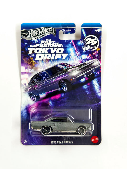 1970 Road Runner Metallic Grey Fast & Furious Tokyo Drift Silver Series