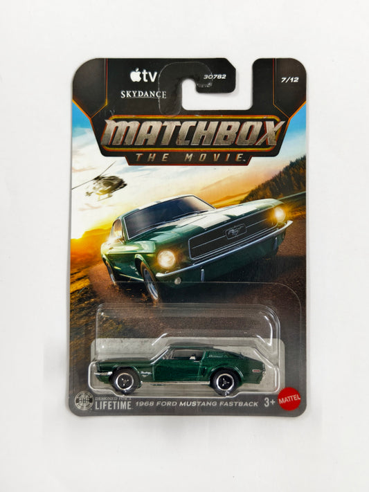 1968 Ford Mustang Fastback Green Matchbox The Movie