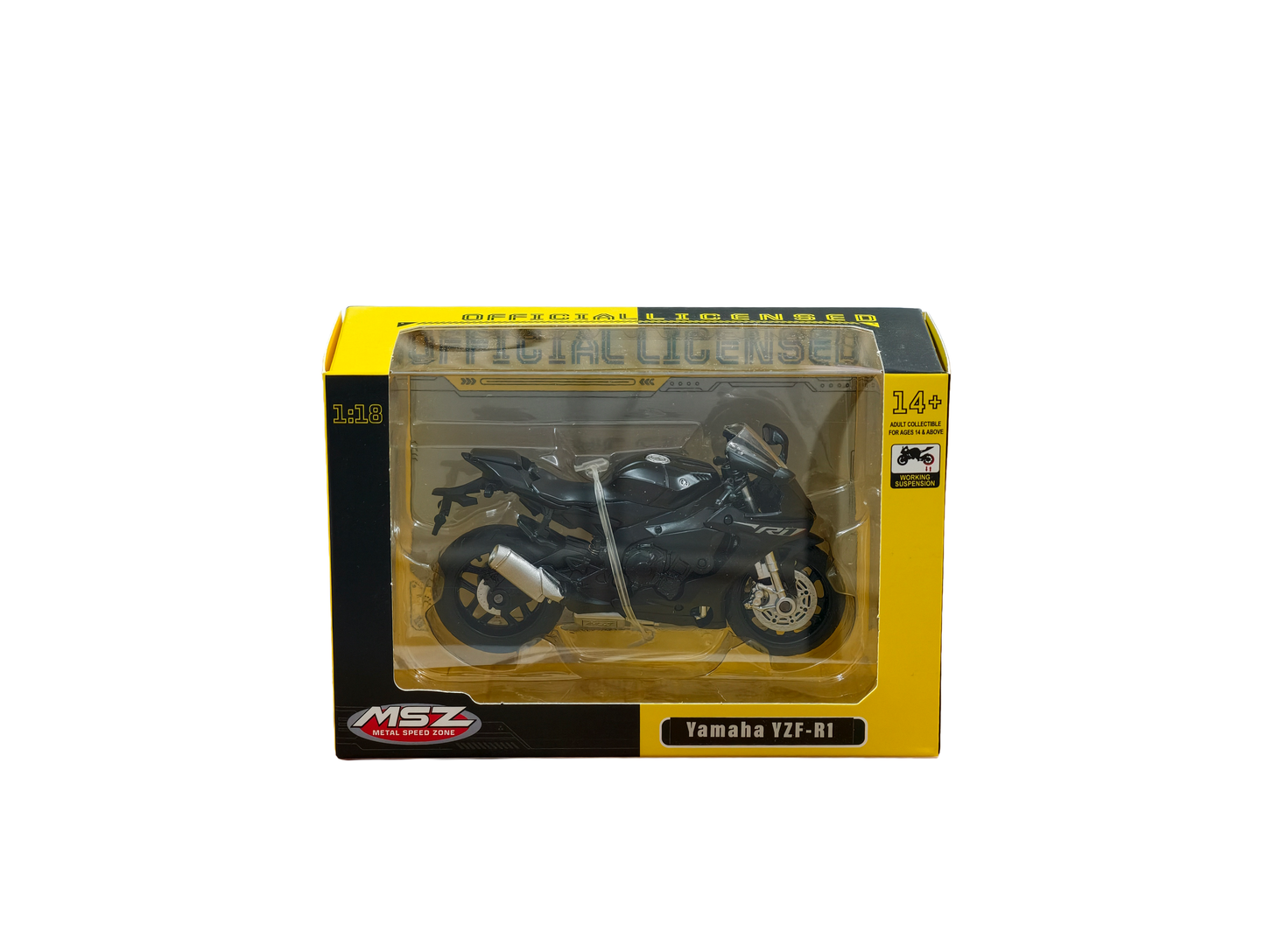 Yamaha YZF-R1 Black 1:18 MSZ