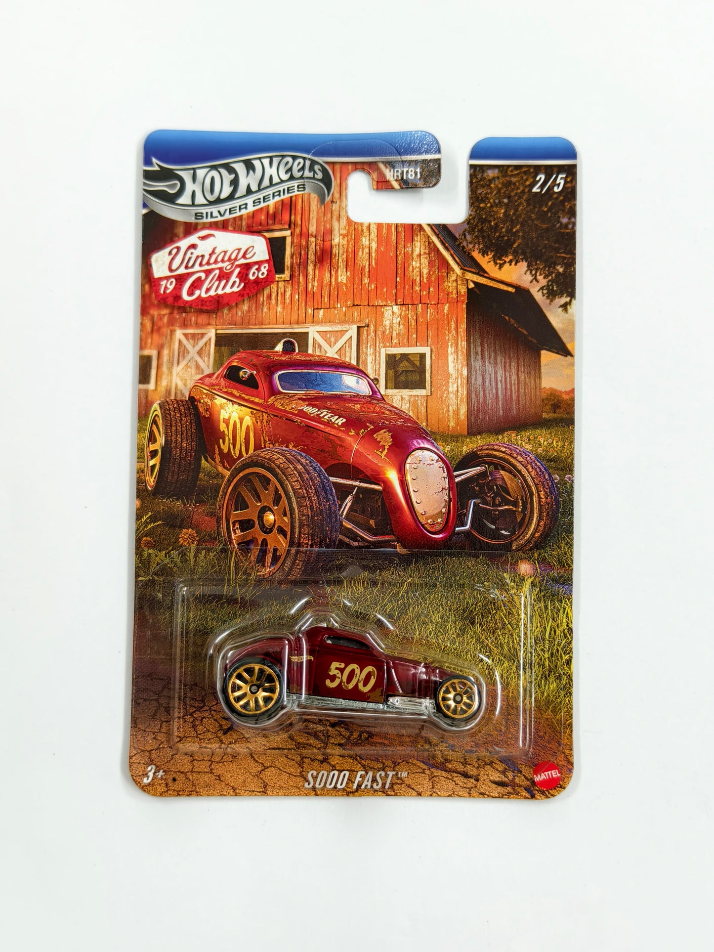 Sooo Fast Metallic Red Silver Series Vintage Club